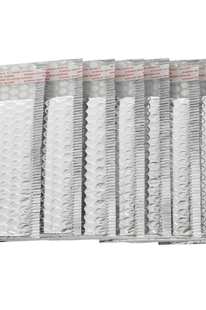 Gift Packaging Party 25x15cm Silver Color Plastic h5Picture2
